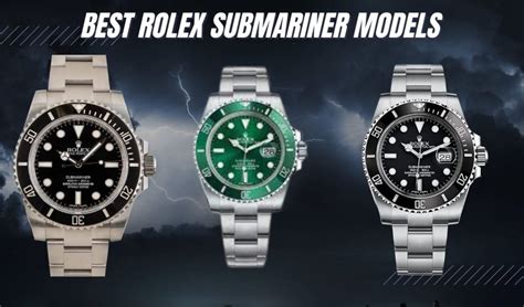 list of all rolex submariner models